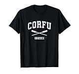 Corfu Greece Sailing T-Shirts Retro Tees