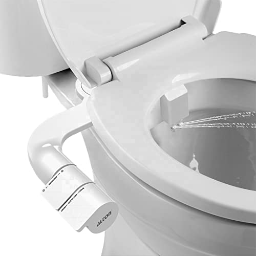 56% OFF on ALTON ABS Non-Electric Toilet Bidet with Dual Nozzles Male & Female (White)