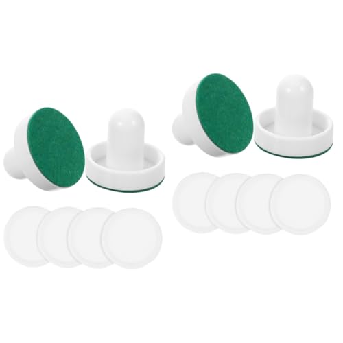 Mikikit 2 Sets in-one Ice Hockey and Pushers Kit Hockey Table for Carnival Fair Party and