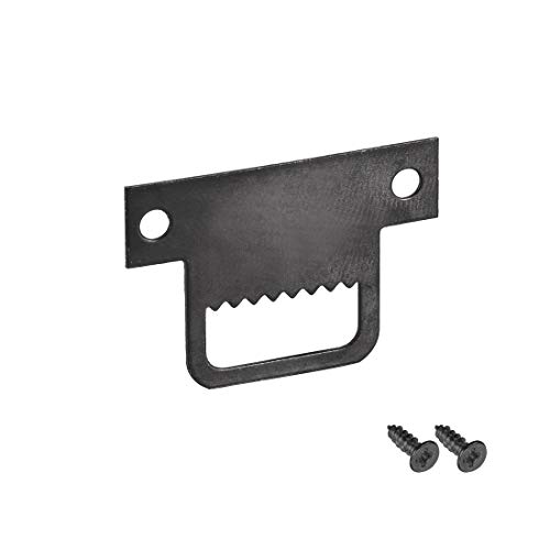 Image of uxcell Picture Hangers, 32mm x 22mm Double Hole with Screws for Frame Hanging, 20 Pcs