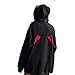 Produktbild Frauen Teufel Flügel Kapuze Sweatshirt Beiläufige Lose Lange Hülsen Kapuzenpulli Pullover Oberseiten