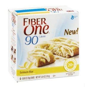 Fiber One 90 Calorie Bar, Lemon 5.34 Oz - 3 Pack