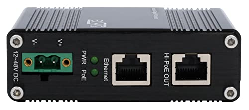 EX-60310 PoE+ Gigabit Injector 60W, Black - Image 2