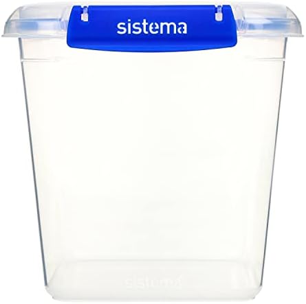 Sistema Klip It Plus |2L Square Cookie Tub - Airtight Stackable Storage