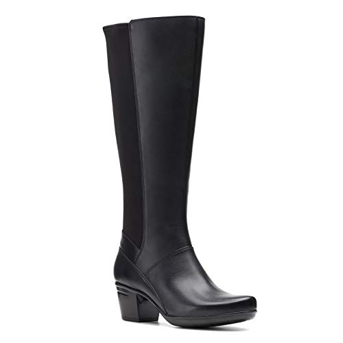 Clarks Women's Emslie Emma Wide Calf Fashion Boot