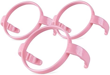 Compatible Baby Bottle Handle for Comotomo Bottles 8 oz & 5 oz, 3 Count, Pink