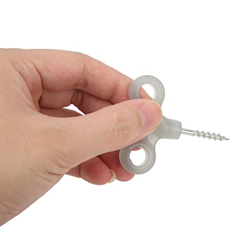 8 clavos roscados en espiral 30 mm para camping y senderismo miniatura 3
