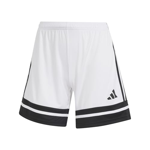 adidas Femme Squadra25 Short Shorts, White/Black, XL