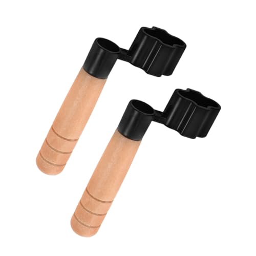 VICASKY 2 Pcs Guitar String Changer String Winder Tool for Acoustic Guitars Winder and Bridge Pin Remover Wood Handle Design