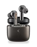 KSIX Spark Auriculares Inalámbricos con Bluetooth 5.2 y Cancelación de Ruido. Cascos con Sonido Lossless HD y Doble Micrófono para Llamadas, Deporte y Música