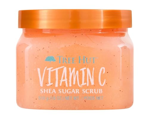 Tree Hut Vitamin C Shea Sugar Scrub, Mothers Day Gifts, Exfoliating Body Scrub Removes Dead, Dry...