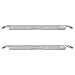 PIT66 Door Sill Plates Pair w/Hardware Compatible with Chevy GMC C10 C20 C30 K10 K20 K30 Truck 1967 1968 1969 1970 1971 1972 28864 Chrome Sill Plates Guards Accessories