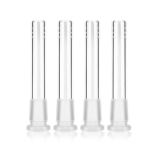 4 Pack 18 to 14 Stem Clear Scientic Glass Down Adapter (3 inch)