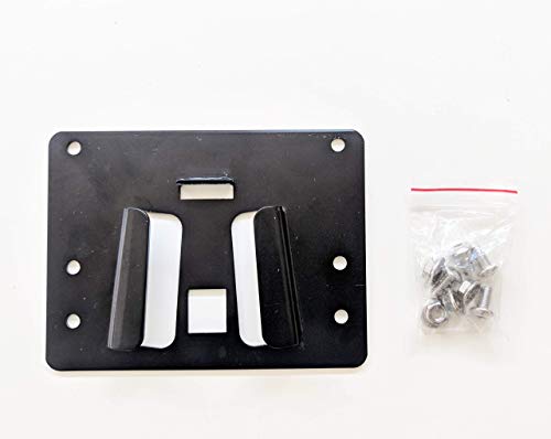 Trigo Aluminium Bag Adapter for BROMPTON (Use your bag without the frame) 120x90mm,Black