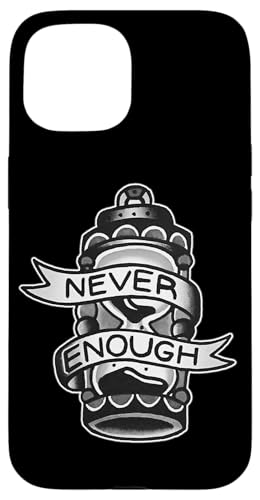 Never Enough Time �����v �^�g�D�[�t���b�V�� �X�}�z�P�[�X iPhone 15 �p