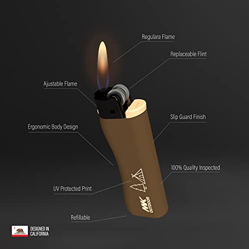 Encendedor recargable MK Outdoor Series, pack x5 miniatura 3