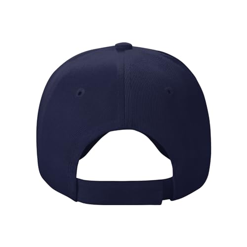 Everyone's A Plumber Until The Real Plumber Shows Up Fashionable Casquette Hat Breathable Adjustable Strap for Comfort Style Navy Blue4