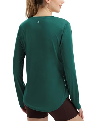 baleaf Women's Sun Shirts UPF50+ Long Sleeve Workout Tops Running Athletic Lightweight Quick Dry