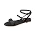 GMGM Cross Strap Sandales de plage pour femme Sandales plates légères Chaussures de plage Fille Élastique Strap chaussures à lanières croisées taille plus pour femmes d'été