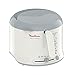 Moulinex AF1211 Uno M Access Fritteuse | Fassungsvermögen: 1 kg | wärmeisoliertes Thermogehäuse | einklappbarer Handgriff | Thermostat: 150° bis 190°C | Weiß/Grau