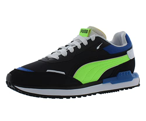 PUMA Kids Boys City Rider Electric Lace Up Sneakers Shoes Casual - Black