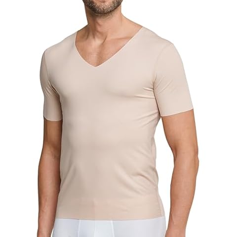 T-shirt Schiesser Laser Cut Beige Cover