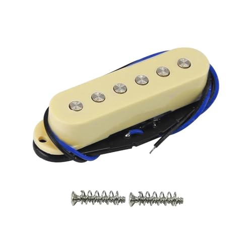 Micro bobine unique céramique jaune pour éliminer le son sourd de guitare