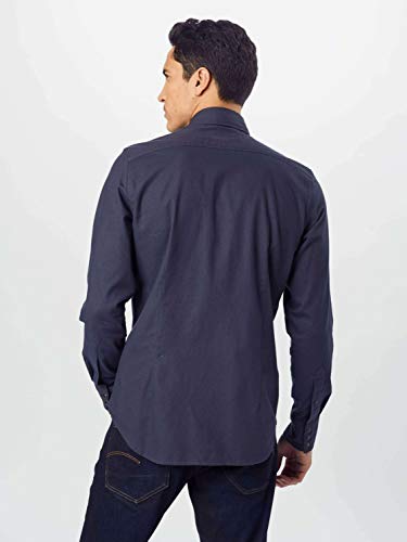 G-STAR RAW Men's 3301 Slim Shirt, Blu (mazarine