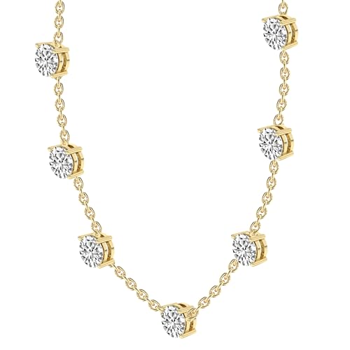 FRIENDLY DIAMONDS Lab Grown Diamond Fashion Necklace IGI Certified | 0.50-5 Carat | 14K White, Yellow, Rose Gold Or Platinum FG-VS Quality