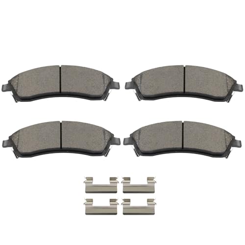 Image of cciyu D1019 Brake Pads w /Hardware Front Disc Brake Pad Set