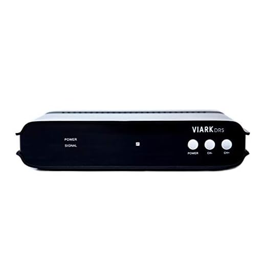 Viark DRS - Receptor Satélite 4K UHD Android 7.0 HEVC HDR 10 HLG 60fps 10 bits DVB-S2 Multistream H.265, con WiFi 150Mbps y LAN, Bluetooth, USB 3.0, 1GB RAM DDR4, 8GB Flash EMMC y Lector CA