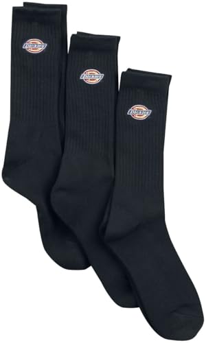 Dickies Socken - Valley Groove 3er-Pack - EU39-42 bis EU43-46 - Größe EU 39-42 - schwarz