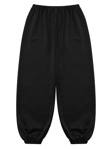 Kids Boys Girls Martial Arts Pants Elastic Waist Kung Fu Trousers Loose Casual Harem Pants Sport Pants3