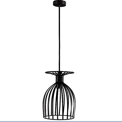 Cuisine îlot d'éclairage intérieur cage en fer noir pour porche