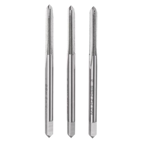 sourcing map 3pcs Metric Hand Tap Set, M3 x 0.5 ...