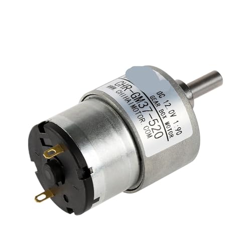 Moteur à engrenages 24 balais 12V vitesse stable 147 rpm DC