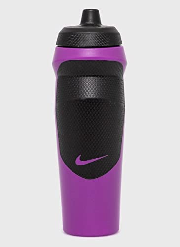 Image of Nike HYPERSPORT BOTTLE 20 OZ - VIVID PURPLE /BLACK /BLACK /VIVID PINK, 591 ML