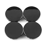 RTRHINOTUNING 4PCS OD:67mm/2.63in Wheel Center Caps Compatible with Colorado Corvette ATS XLR Acadia Verano ID:55mm/2.17in Black Hub Caps