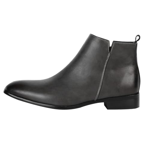 Chelsea Boots Homme Cuir Noir Raffiné | Bottines Élégantes de Travail