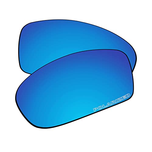 EZReplace Verres de rechange pour lunettes de soleil Oakley Monster Pup (verres polarisés), Polycarbonate bleu glacier, Taille unique Cover
