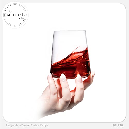Verres en verre 370 ml Imperial set de 12 anti-renversement