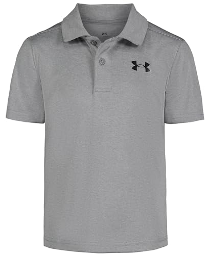 Image of Under Armour Boys' Matchplay Short Sleeve Golf Polo, Lightweight Performance Stretch, Logo Detailing