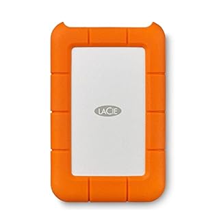 LaCie Rugged Mini 2TB, Hard disk esterno portatile, 2.5", per PC Mac iPad & iPhone, Data Rescue Service (LAC9000298)