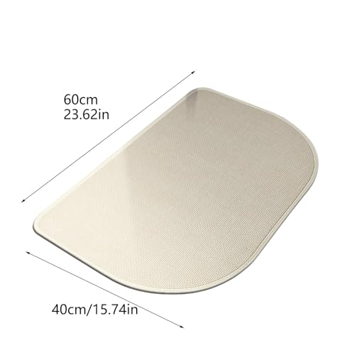 Absorbent Bath Mat, Ultra Thin Stain Resistant Quick Dry Rubber Backing Machine Washable Non Slip Bath Mat,Multi-Scenario Universal Easy to Clean Skin-Friendly Bath Mats for Bathroom Bedroom Home - image 3