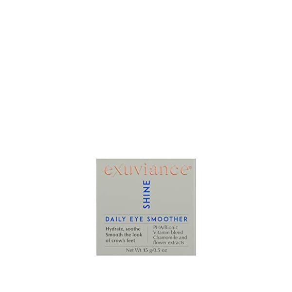 EXUVIANCE Daily Eye Smoother Moisturizing Under Eye Cream with PHA, Botanicals, and Vitamins, 15 g.