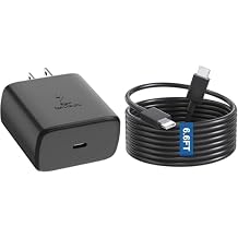 Samsung USB-C Charger Super Fast Charging 45W Wall Charger & 6.6FT Cable for Samsung Galaxy S26 Ultra/S26/S26+/S25 Ultra/S25/S25+/S24+/S24 Ultra/S24/S24+/S23 Ultra/S22 Ultra