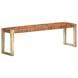 El banco está sostenido por una estructura madera maciza de mango, lo que lo hace estable y robusto .