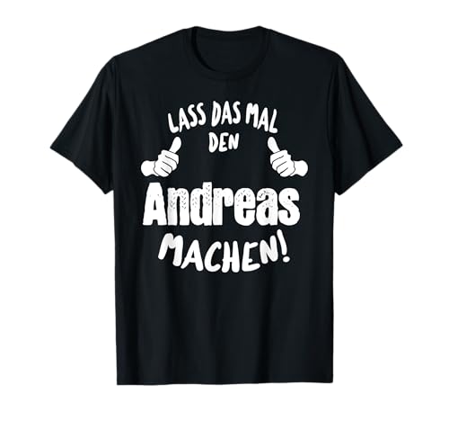 Divertido regalo de cumpleaños de Andreas personalizado Camiseta
