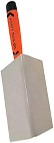 Kraft Tool PL584PF - Paleta de esquina interior de acero inoxidable de 90 grados con mango ProForm, 4 x 2 pulgadas