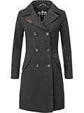 PASSFORM: Leicht tailliert geschnittene Wolljacke, kann auch mit Pulli darunter getragen werden, perfekte Länge bis ca. Mitte Oberschenkel, ein echter Figurschmeichler